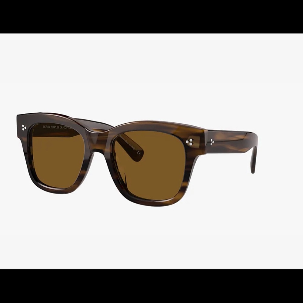 Oliver Peoples Melery Square Sunglasses Brown
